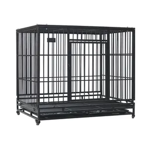 Modulaire en gros En Métal De Soudage En Treillis Métallique En Métal Pour Animaux De Compagnie Chien Chenil Cage À Vendre Pas Cher