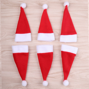 Ensemble <span class=keywords><strong>de</strong></span> chapeaux <span class=keywords><strong>de</strong></span> Noël en tissu pour couverts (fourchette, couteau, cuillère) – Décoration <span class=keywords><strong>de</strong></span> <span class=keywords><strong>table</strong></span> pour dîner <span class=keywords><strong>de</strong></span> fête et mise en scène <span class=keywords><strong>de</strong></span> <span class=keywords><strong>table</strong></span> <span class=keywords><strong>de</strong></span> Noël - Product Image 2