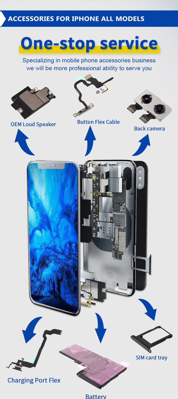 iPhone 13 Mini Pro Max用オリジナル128GB/256GBロジックボード、Face