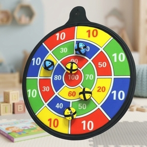 Kids Safe <b>Dart</b> Board Preschool <b>Dart</b> Toy OEM Eco-friendly Safety Plastic Textile Magnet - Product Image 1