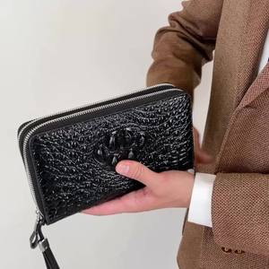 Trendproduct 2026: Krokodil PU Lederen Heren Clutch Bag, Waterdichte Designer Handtas, Modieuze Designer Heren Portemonnee - Product Image 6