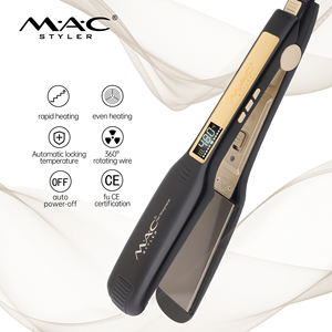 Thương Hiệu Tốt Nhất Chuyên Nghiệp Salon Titanium Flat Iron 450 Tourmaline Gốm Bán Buôn Tóc Duỗi Tóc Nhanh - Product Image 1