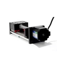 Module de mouvement à vis à billes avec moteur pas à pas et rail de guidage linéaire à commande numérique électrique