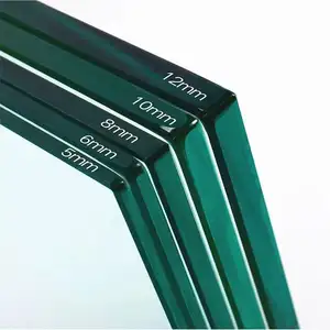 中国顶级定制尺寸4毫米5毫米6毫米8毫米10毫米12毫米建筑钢化玻璃面板价格带抛光磨边