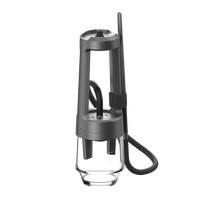 Chichas de luxe personnalisées en verre borosilicate et métal aluminium, design Quasar Arguile, ensemble complet de chicha