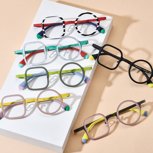 Montatura per <span class=keywords><strong>Occhiali</strong></span> Borregls in Acetato e Titanio, Stile <span class=keywords><strong>Vintage</strong></span> Irregolare per Donna, <span class=keywords><strong>Occhiali</strong></span> Quadrati e Rotondi per Uomo, <span class=keywords><strong>Occhiali</strong></span> <span class=keywords><strong>da</strong></span> <span class=keywords><strong>Vista</strong></span> 185886 - Product Image 2