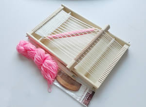 ชุดงานไม้ทอผ้าชุดงานหัตถกรรมผ้าขนแกะหลายชิ้น - Product Image 3