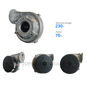 Ventilateur centrifuge de refroidissement à roulement à billes NRG118/0800 175mm 70W 230V EC 8500RPM 95m/h, en plastique, sur pied, OEM - Product Image 2