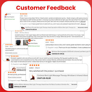 Ceinture de Massage à Lumière Rouge Thérapie 660nm 850nm sans Fil pour <span class=keywords><strong>Tête</strong></span>, Genoux et Corps Entier – Tapis de Massage Vibrant sans Fil pour la Taille - Product Image 6