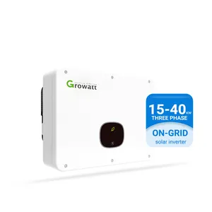 Onduleur triphasé sur réseau Growatt MID 15-25KTL3-X sur réseau double mppt onduleur solaire hybride triphasé 380v 15kw 25kw Puissance