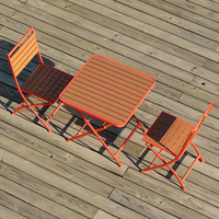 Ensemble bistro de jardin chaise pliante ensemble terrasse table et chaises métal outdoro furniture