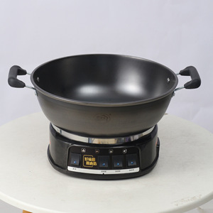 Electric Skillet Stainless Steel Single Layer 800W Portable Cooking With Wok For Home Use - Product Image 1