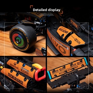 Modellino Auto da Corsa <span class=keywords><strong>McLaren</strong></span> F1 in Scala 1:8, Kit Fai-da-Te con Plastica ABS e 1432 Parti, Modello Auto da Assemblare - Product Image 4