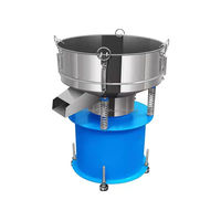 Machine de tamisage vibrante électrique en acier inoxydable de 40 cm pour tamiser, filtrer et séparer les poudres plastiques, les aliments, la farine et les produits chimiques