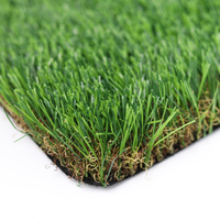 Gazon synthétique artificiel résistant aux UV pour l'extérieur et l'intérieur, tapis vert paysager, gazon artificiel pour volley-ball, football, pelouse artificielle, 25-55 mm
