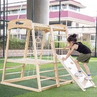 Jeux d'extérieur pour enfants, structure d'escalade en bois, aire de jeux intérieure, équipement de jeu Pickler Dreieck |   Fabricant d'usine