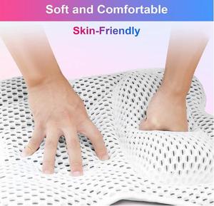 Hot Selling Bathtub Pillow Neck Support 6D <strong>Air</strong> Mesh Spa Pillow Comfortable Soft Luxury <strong>Bath</strong> <strong>Cushion</strong> with 6 Suction Cups - Product Image 2