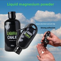 Craie liquide sportive antidérapante en poudre de carbonate de magnésium à séchage rapide et sans poussière pour l'escalade, l'haltérophilie, la gymnastique et la pole dance