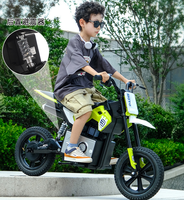 Moto électrique pour enfants de 7 à 13 ans avec moteur haute vitesse 16 km/h, batterie 24 V et pneus pneumatiques