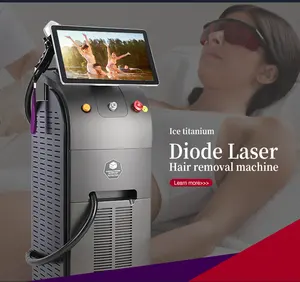 Smart 808nm Diode Laser Epilation Machine Three Wavelength Hair Removal with 755nm Permanent Results Model Repair