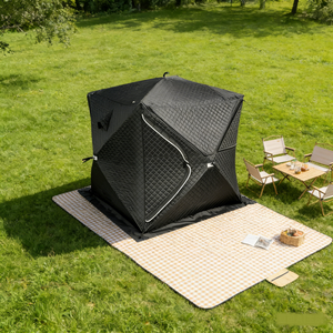 <span class=keywords><strong>Tente</strong></span> <span class=keywords><strong>de</strong></span> sauna extérieure moderne et portable, quatre saisons, tissu Oxford imperméable, ouverture automatique rapide, une chambre - Product Image 5