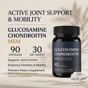 Capsules de Glucosamine Chondroïtine MSM, 90 capsules, soutien à la santé des articulations, étiquette privée OEM, complément alimentaire, logo personnalisé - Product Image 5