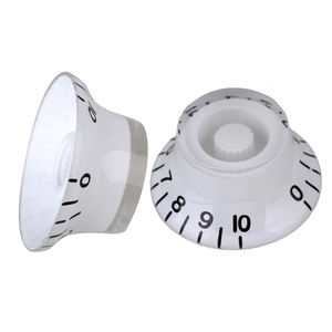 Perilla de control de tono de volumen transparente Top Hat para <span class=keywords><strong>guitarra</strong></span> eléctrica Agujero de 6mm de diámetro - Product Image 3