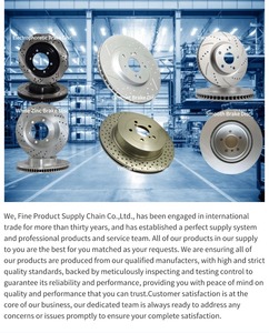 Di alta qualità del freno a disco 94840385 tamburo universale freno a disco 2pc disco per toyota - Product Image 5