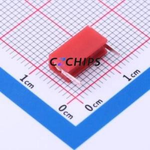 6055 Test Point / Test Loop Connector <b>Pin</b> Type (Through <b>Board</b>) Red 10.4mmx4mm - Product Image 2