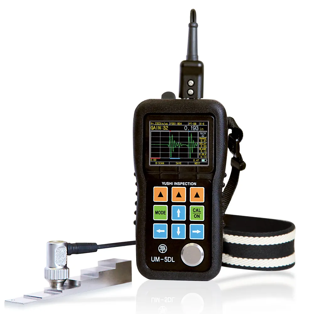 Digital Ultrasonic Steel Thickness Gauge with A/B sg UM-5DL with CE Certificationcan through painting