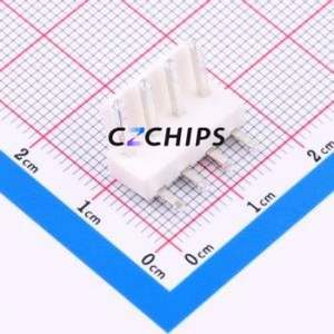 HX VH3.96-4P WZ Wire-to-Board Pin Header Bent Lead Through Hole,P=3.96mm Connector 1x4P 3.96mm Right Angle Insert VH - Product Image 1