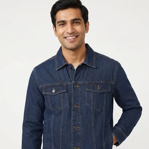 New Design Men <b>Denim</b> Jacket Jacket for Man Original <b>Denim</b> <b>Material</b> High Quality Breathable Quick Dry OEM Service Winter Jacket - Product Image 1