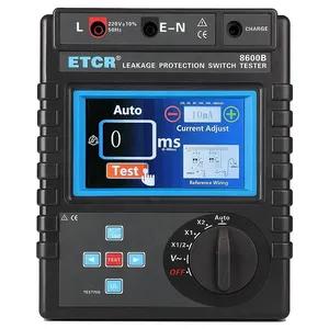 VLUUKE ETCR8600B Testeur de fuite de courant haute précision classe 0.2 IP67 Détecteur de disjoncteur de circuit de terre - Product Image 1
