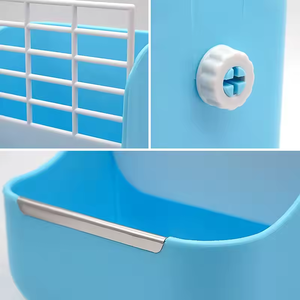 Nuovo Mangiatoia per Porcellini d'India e Criceti, Rastrelliera per Fieno in Plastica per Conigli, Alimentatori per Animali - Product Image 5