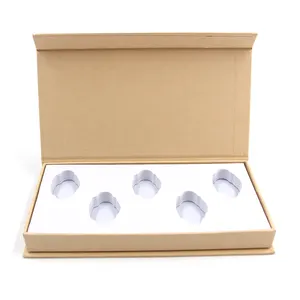 Customized Logo Simple White Offset Uncoated Paper Packaging Cosmetic Box