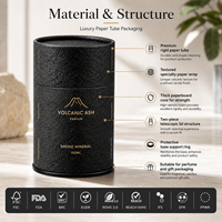 Emballage personnalisé en tube de carton, boîte ronde en kraft de luxe, toutes tailles, impression de logo pour parfum, bougie, cosmétique, cadeau