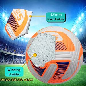 Ballon de Foot Coupe du Monde BONNE Vente Premier/Champion d'Europe avec Vessie Antidéflagrante Bobinée, Personnalisation Bienvenue Tailles 4 et 5 - Product Image 2