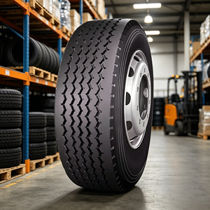 Neumático de Camión con Control de Estabilidad 385/65R22.5, Agarre en Mojado, Seguridad en Carretera, Flanco Reforzado, Neumático de Exportación Confiable para Camión, Alta Velocidad - Product Image 1