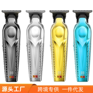 Cortadora de pelo eléctrica para hombres, pantalla Digital recargable, uso profesional en salón, tipo C, carga rápida, Motor sin escobillas - Product Image 4