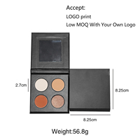 OEM Maßgeschneidertes Kontur-Make-up-Set Palette Kosmetikpuder für Frauen mit Dunklem Hautton Private Label Lidschatten-Set