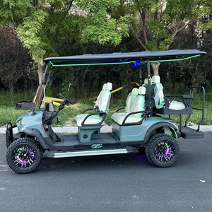 HKBG 2025 Nuevo Diseño Carro de Golf de Alta Calidad con Opción de Batería de 48V, 7-8 Asientos, Alcance de 70-90km, Acero Reforzado, Nuevo Diseño 2025 - Product Image 5