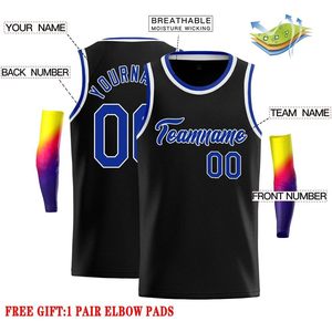 Maillot de basket personnalisé brodé – Uniforme d'équipe respirant sublimé 320g pour hommes, enfants et adultes – Col ras du cou unisexe - Product Image 2