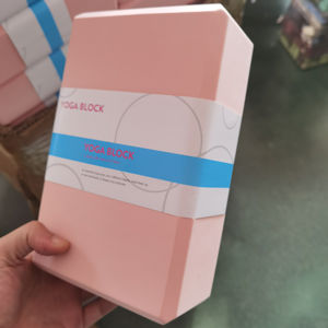Bloque de Yoga JIKE Rosa de EVA |   Ladrillo de Yoga Antideslizante de Alta Densidad, Equipo Auxiliar de Entrenamiento de <span class=keywords><strong>Asanas</strong></span> - Product Image 1