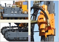 Foreuse de mine DTH séparée KG520 KG520H 105-152mm pour trous de dynamitage