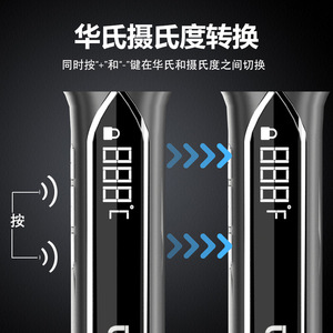 ยูทรัสต์เครื่องหนีบผมตรง 50 มม. แผ่นเซรามิกไทเทเนียม จอแสดงผล LED ควบคุมอุณหภูมิได้ 9 ระดับ สำหรับผมแห้ง - Product Image 4