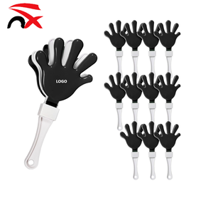 Vente en gros de claquettes en plastique sonores pour événements sportifs, noir et blanc, pour supporters de football - Product Image 3