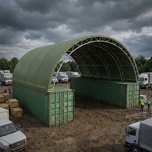 Manège 60x120m <span class=keywords><strong>Olympia</strong></span> Standard Sable - Abri fixe moins cher que l'abri extensible en conteneur - Product Image 2