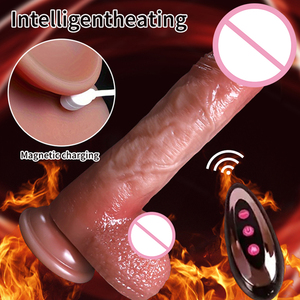 Самые продаваемые силиконовые вибраторы-фаллоимитаторы с подогревом и функцией толчков, силиконовые формы для фаллоимитаторов - Product Image 2