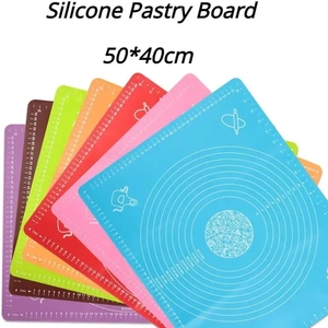Food Grade Non-Stick Reusable Silicone Pastry <b>Mat</b> Dough <b>Rolling</b> and Baking <b>Mat</b> with Measurement Baking & Pastry Tools - Product Image 6