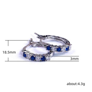 Orecchini a polsino colorati da donna, accessori per l'orecchio semplici per l'uso quotidiano - Product Image 4